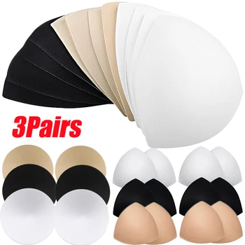 Sutyen Pedleri Yumuşak Sünger Kadın Yuvarlak Üçgen Sutyen Pedi Spor Sutyeni Bikini Pedleri Yoga Sutyen Mayo Bralettes Hemşirelik Sutyen Ekler