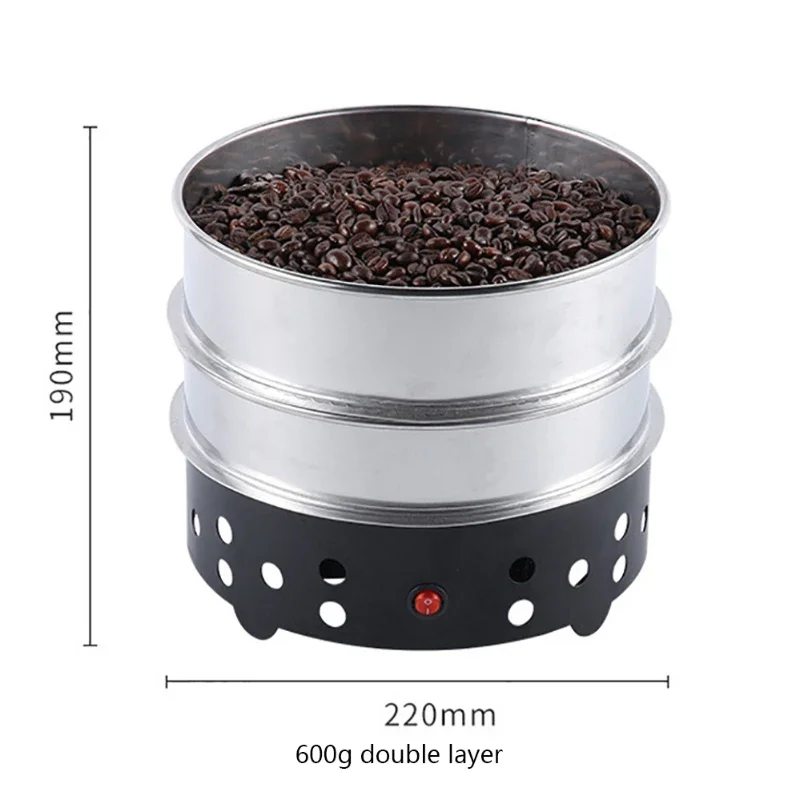 600g/350g Coffee Bean Cooling หม้อน้ํากรอง AY698 ไฟฟ้า Coffee Bean Cooler 220 V/110 V/45 W ในครัวเรือน Coffee Roaster