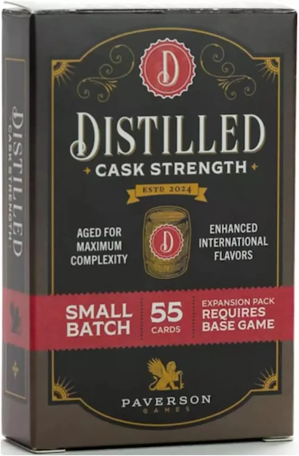

Cask Strength Mini Expansion: Настольная стратегическая игра с новыми улучшениями и вкусовыми добавками, для 14+ лет, от 1 до 5 игроков