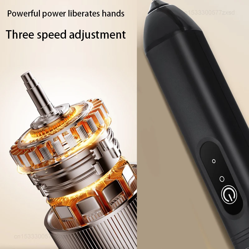 Electric Milk Frother Handheld Egg Beater Foamer Coffee Maker Egg Beater Hot Cooking Tools High Speeds Drink Mixer Infoor view 5