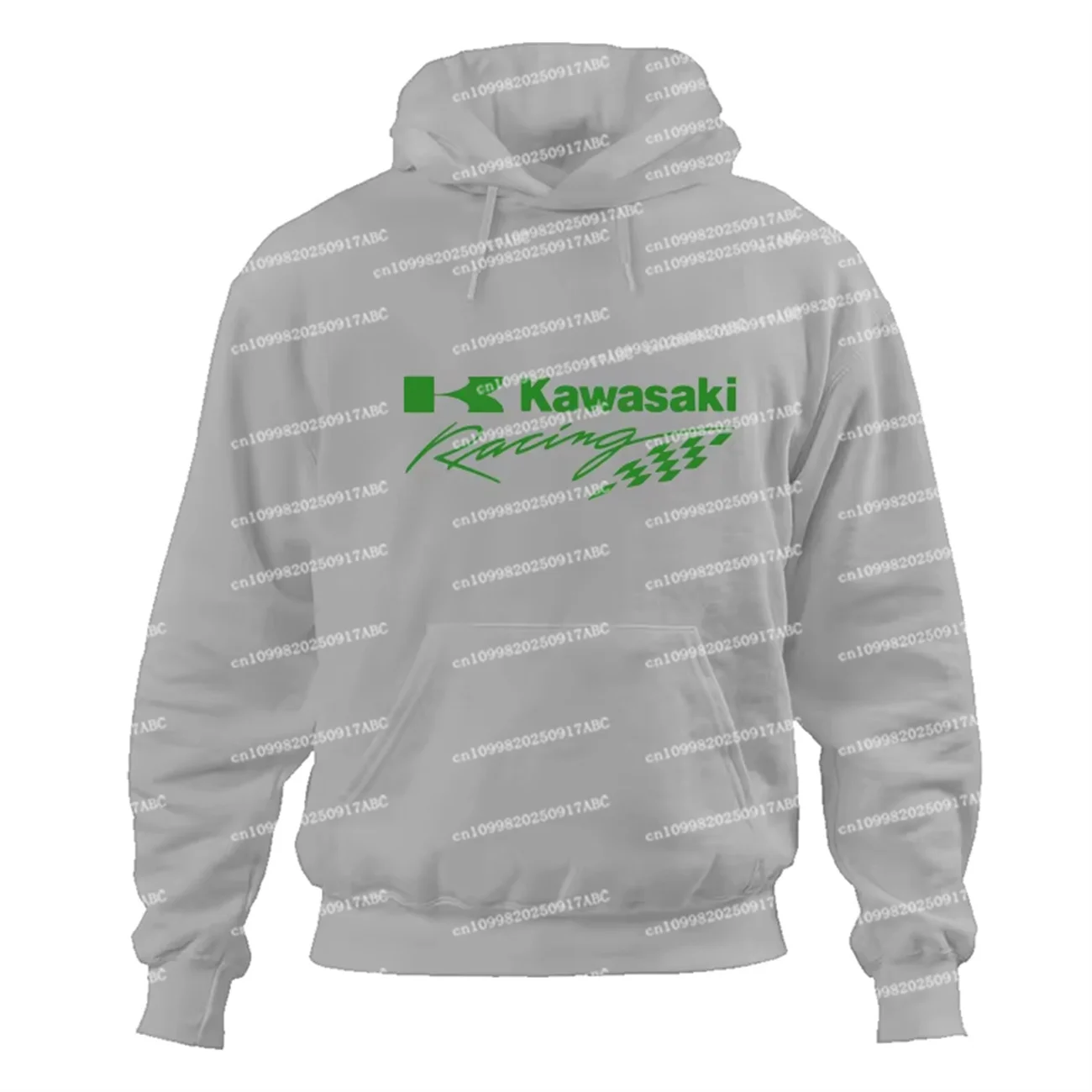 

Худи Kawasaki для любителей мотоспорта и командных видов спорта, хлопковое, мужское и женское, модное