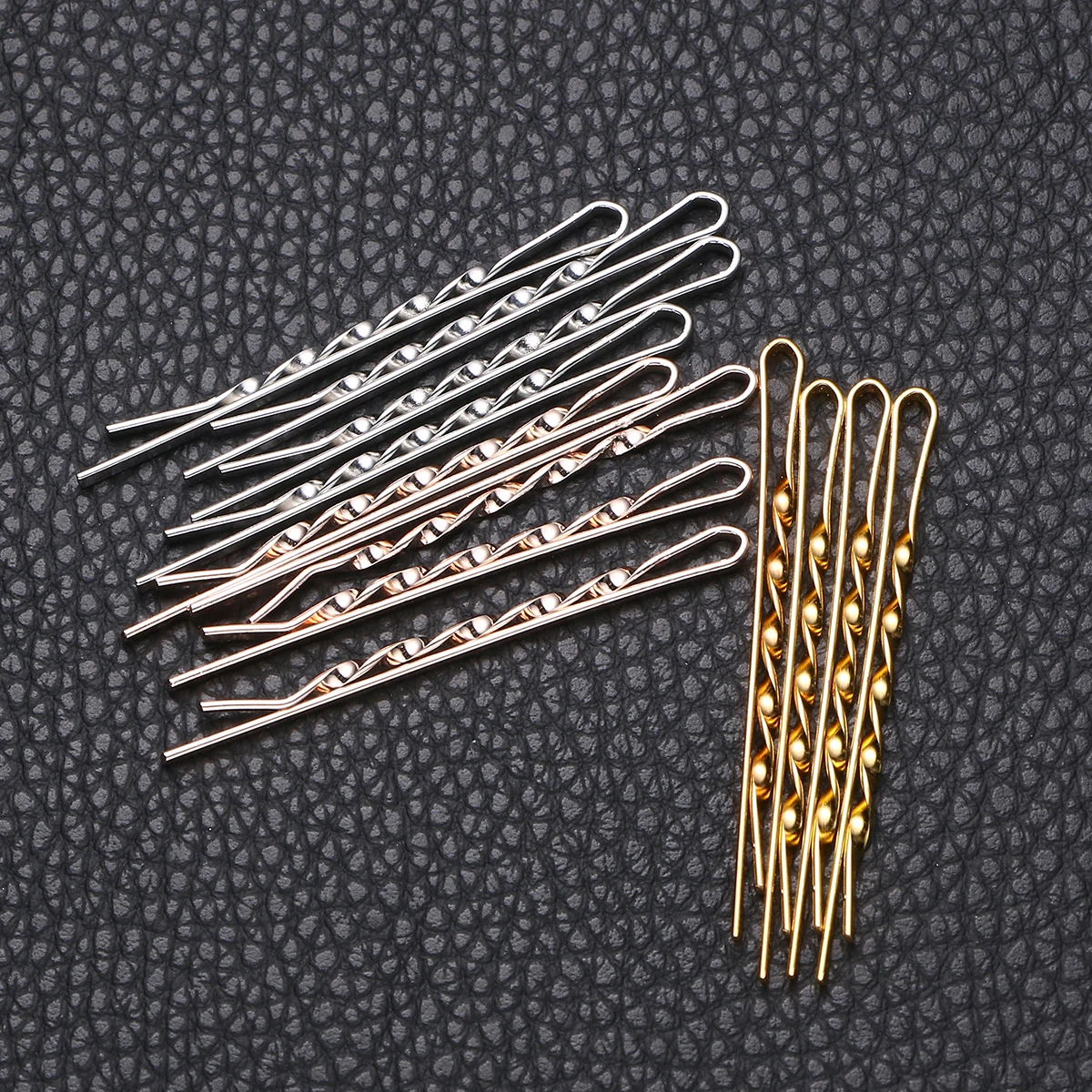 

72pcs Gold Hair Clips Bobby Pins Damen Flache Haarnadeln Rose French Brauthaarspangen Alloy Material Easy Clip Hold Hair