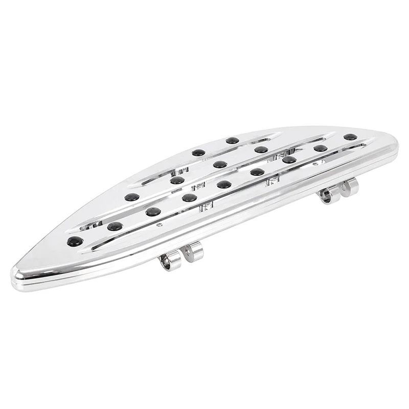 

Chrome Driver Stretched Floorboards Foot Boards For Touring FLHT Fatboy Parts Accessories