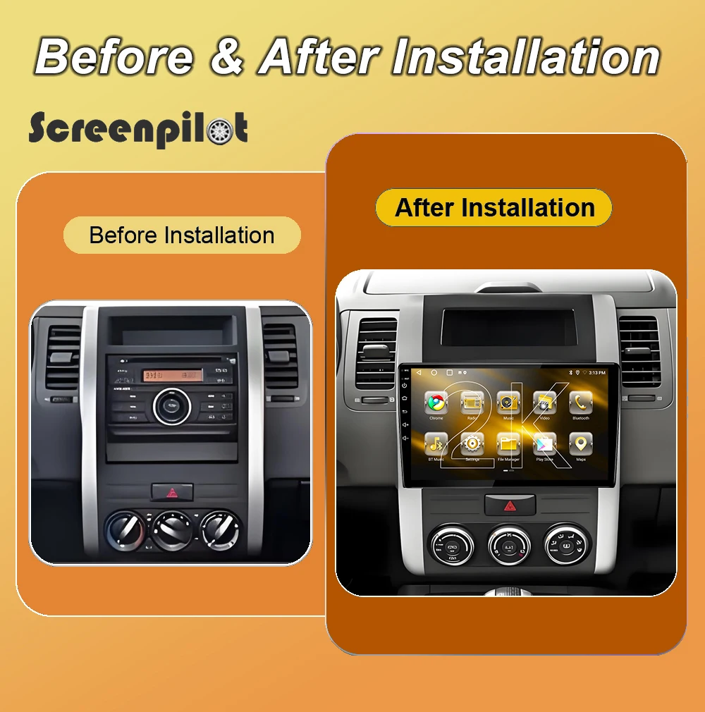 9 Inch Android 16 Car Radio Stereo For Nissan X-Trail X Trail 2 T31 2007 2008 - 2015 Multimidia Player GPS Carplay Android Auto