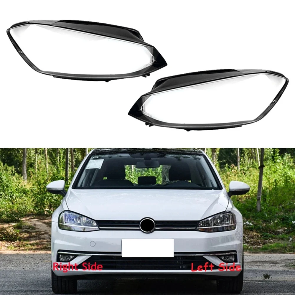 Car Right Headlight Shell Lamp Shade Transparent Lens Cover Headlight Cover for VW Golf 7.5 MK7.5 GTI GTR 2018 2019 2020