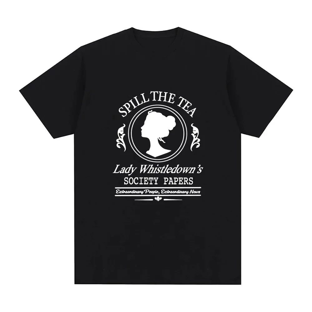 Sudaderas Lady Whistledown T-shirt TV Series Graphic Printing Tee-shirt Ropa De Mujer Unisex Streetwear Women Clothing