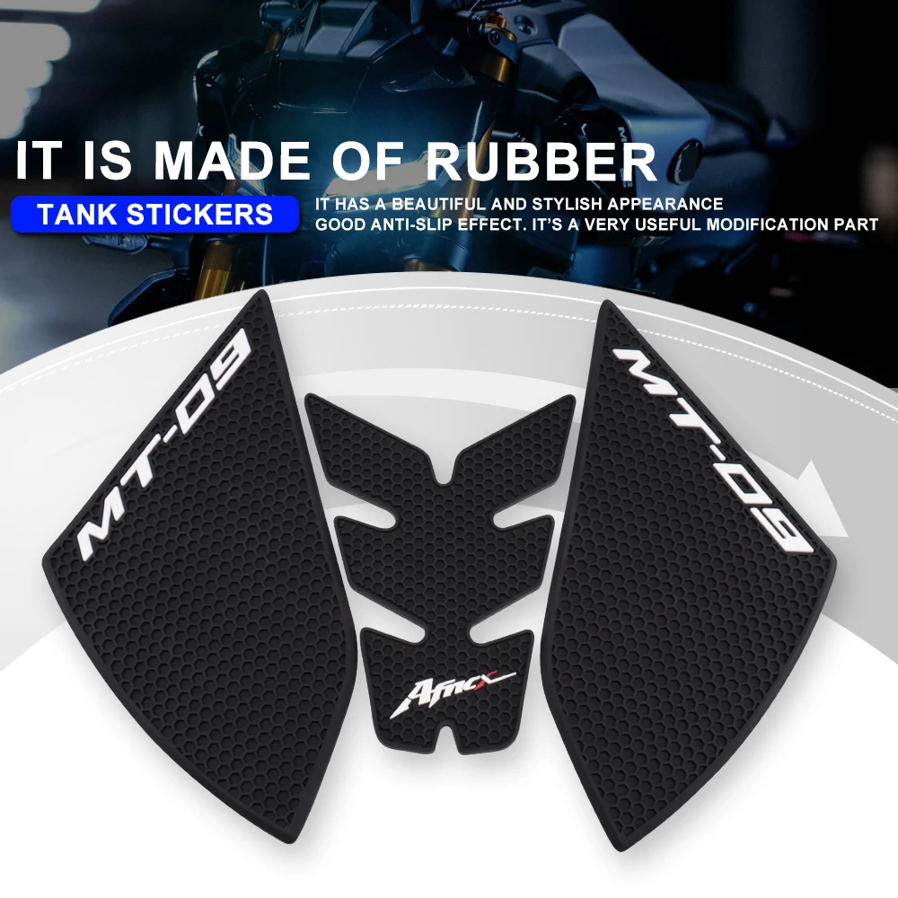 Fit For Yamaha MT09 MT-09 2021-2024 Motorcycle Tank Pad MT 09 2023 Side Traction Kneepad Protector Decals