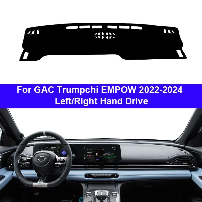 Car Dashboard Cover For GAC Trumpchi EMPOW 2022 2023 2024 Center Console Protector Carpet Dashmat Sun-shade Accessories
