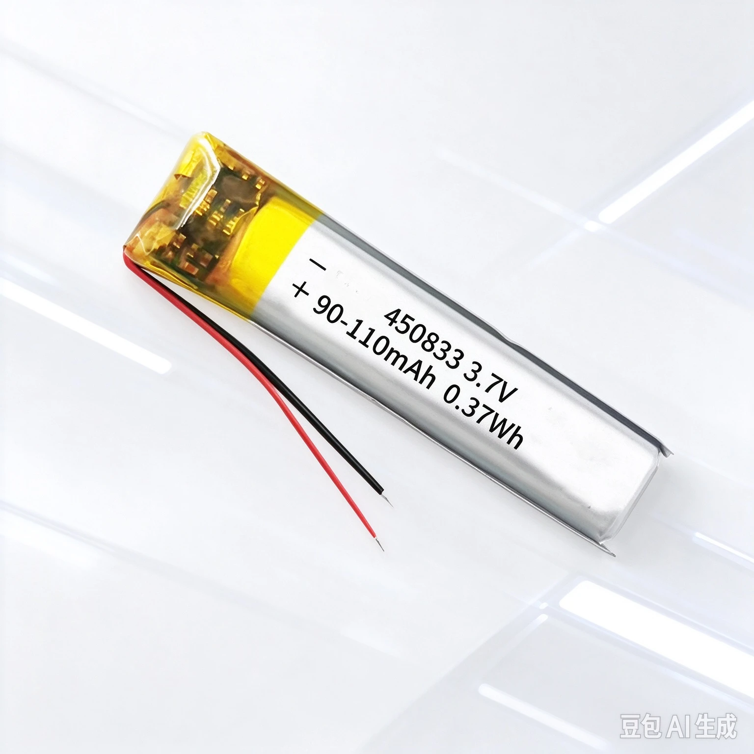 450833 Li-Po Battery 110mAh 3.7V for Reading Pen Recorder Headset