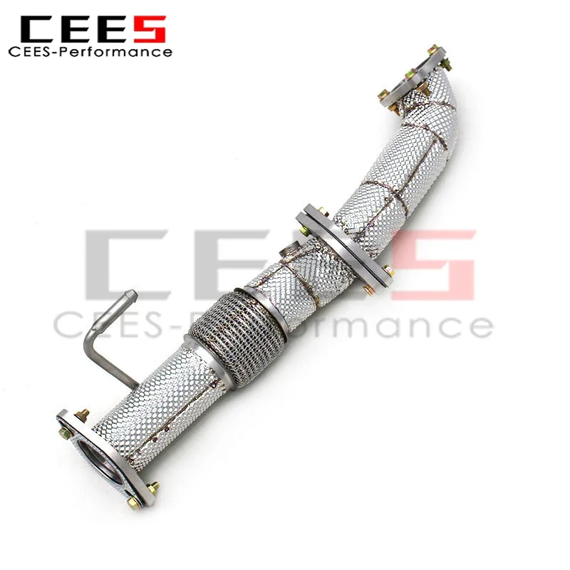 

CEES Racing Downpipe Выхлопные трубы для Hyundai VELOSTER 1.6/1.6T 2012-2019 гоночная выхлопная система водосточной трубы двигателя из нержавеющей стали
