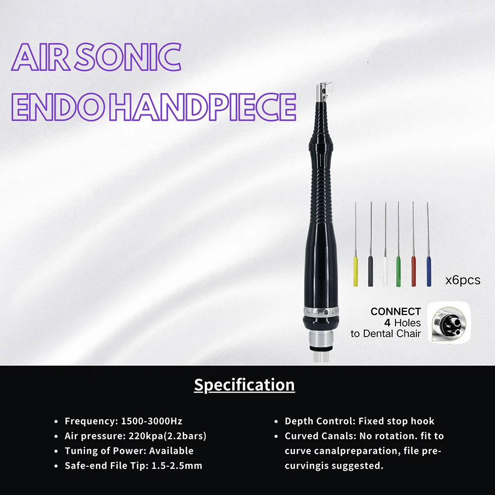 Assembly head spare part den tal sonic air endo system for root canal shaping cleaning and irrigation endodontic handpiece