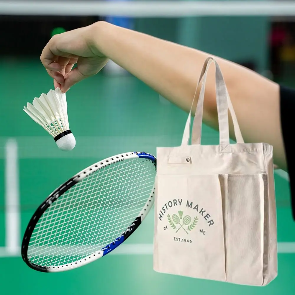 Thickened Badminton Rackets Bag Large Capacity Wear-resistant Racquet Pouch Cover Computer Bags Storage Bag Shoulder Bag