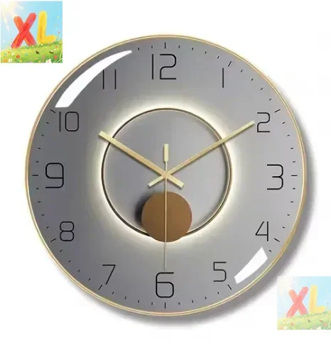 

Wall Clock Living Room 2023 New Style Free Punching Light Luxury Bubble Nordic Network Red Clock Ornament Pendant Clock Circular