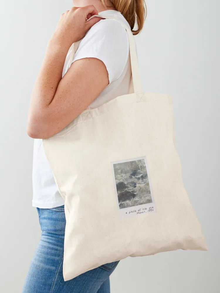 

a piece of the sea - monet Tote Bag tote bag men tote bag women reusable grocery bags Women bags