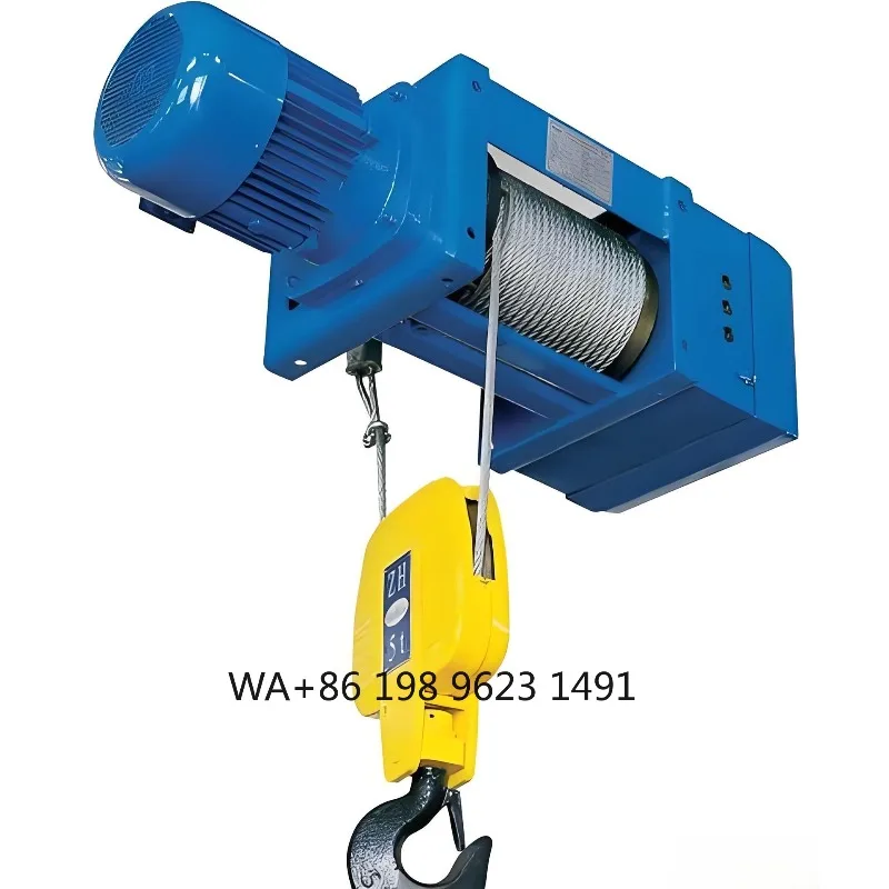 3T 5T 10T 15T CD1 Wire Rope Electric Hoist Industrial Workshop Warehouse Lifting Hoist Handling Equipment