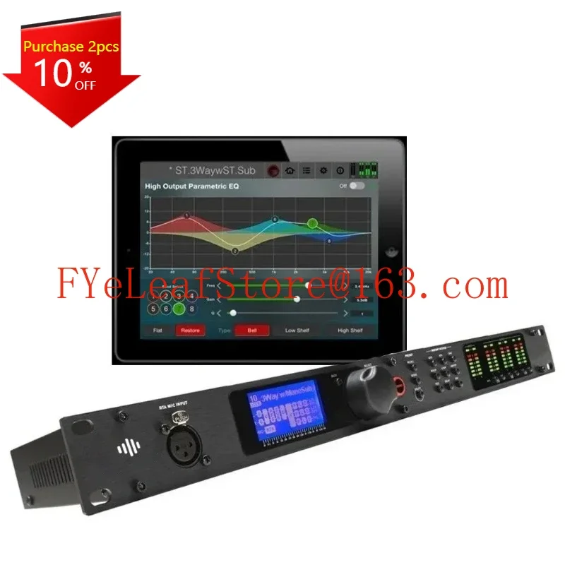 PA2 Digital processor 2in6out DriveRack PA professional Sound System Equipment Effector for hot selling