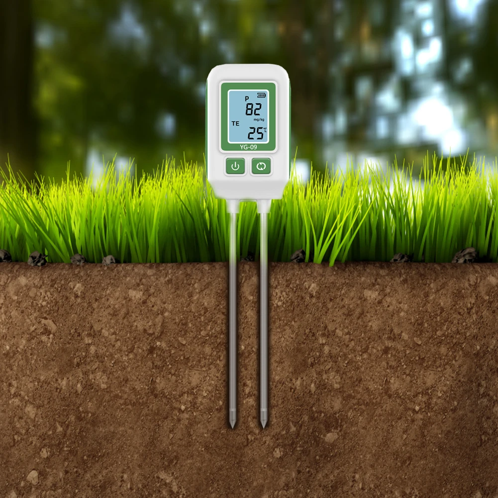 

Soil NPK Analyser Meter 0-1999mg/kg Dual Needle Nutrient Analyzer Soil Tester for Agricultural Soil Nitrogen Tester