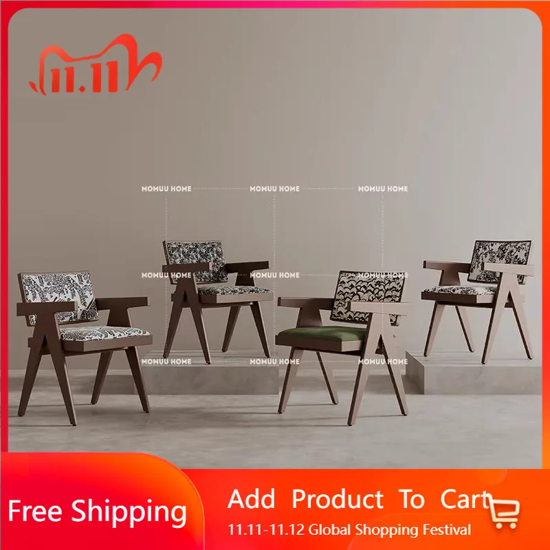 

Ergonomic Luxury Dining Chair Entertainment Dressing Hotel Modern Replica Restaurant OfficeLazy Bedroom Stoel Trendy Furniture