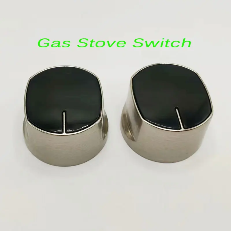 

6 Pcs Gas Stove Switch Alloy Materia Handles Rotary Switches Round Knob For Kitchen Gas Stove Parts