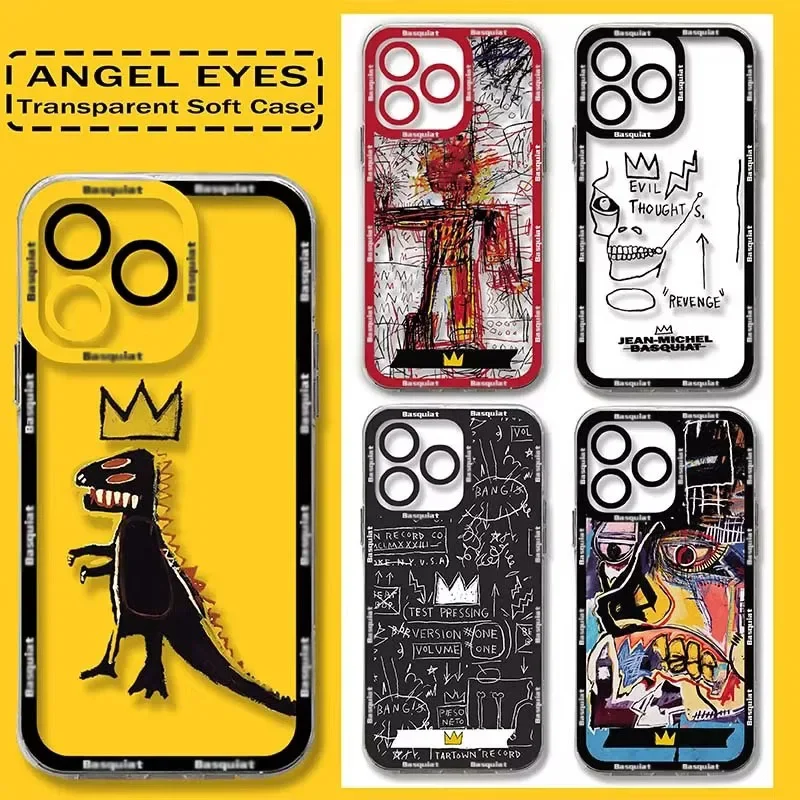 B-Basquiats Case For Xiaomi 13T 12T 11T 10T 14 13 12 11 Lite 5G NE POCO F6 X6 Pro X3 NFC X5 X4 GT F3 F4 F5 M6 M5S C65 Back Cover