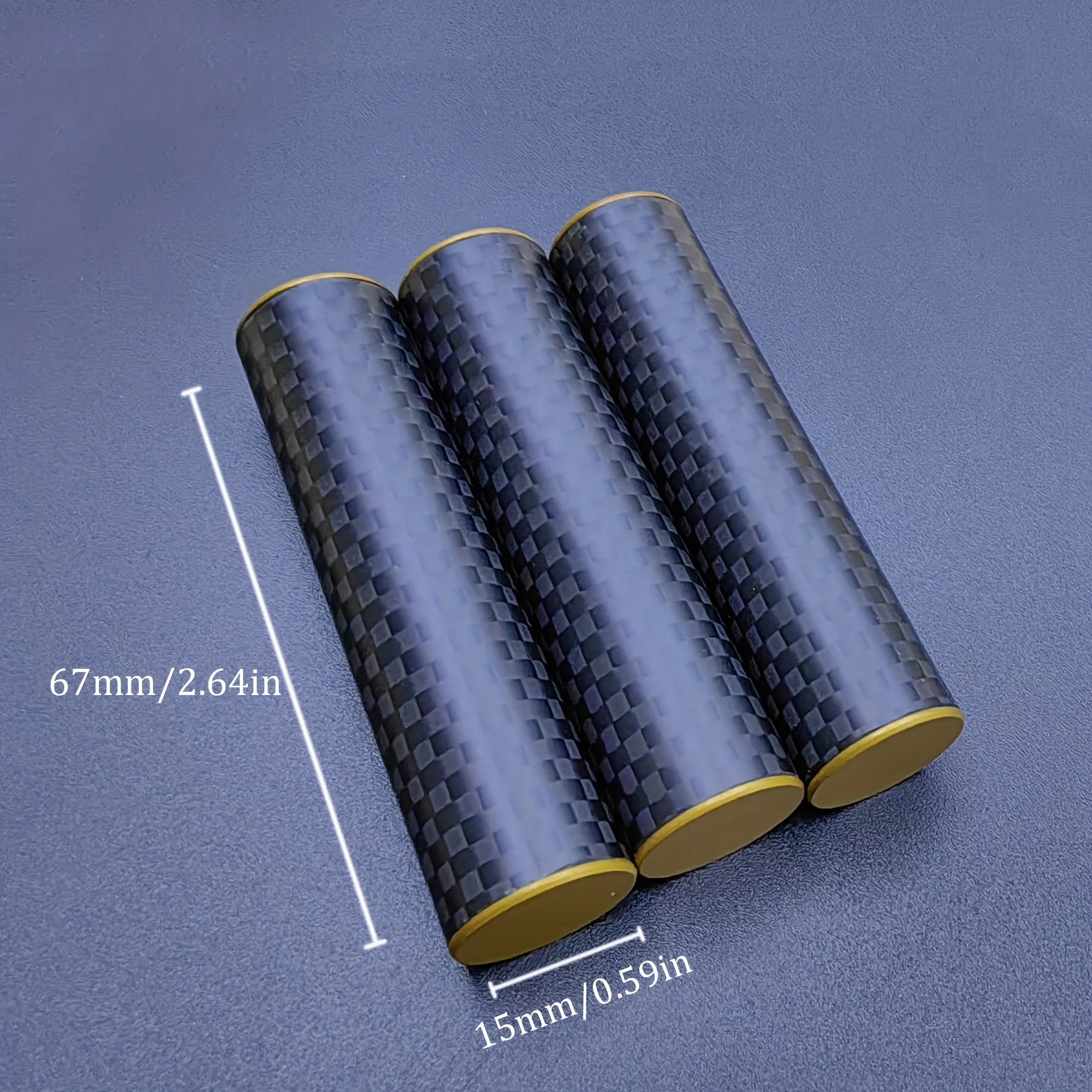 ของเล่นแก้เครียดแบบแท่งสามส่วน ไจโรแม่เหล็ก โลหะ คาร์บอนไฟเบอร์ ของเล่นคลายเครียด