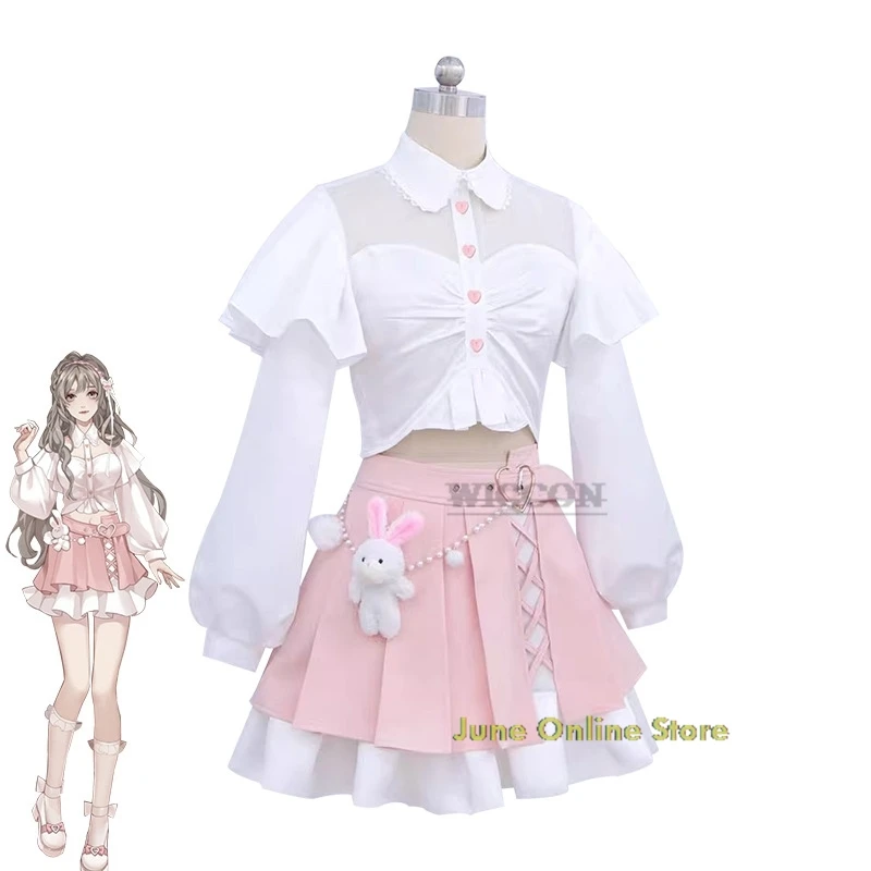 

Game Anime LUNA The Shadow villa cosplay Anna Dress Party Clothing Girl Hallloween Sweet Maid Costume Lolita cosplay luna anna