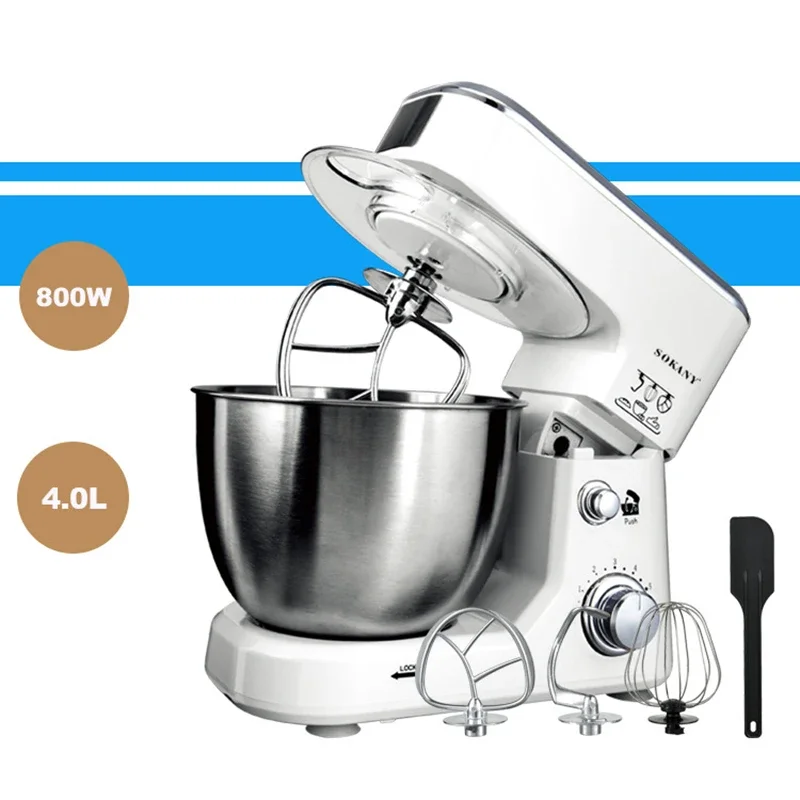 Multifunctional commercial chef machine, household kneading machine, 4L kneading machine, automatic cooking machine