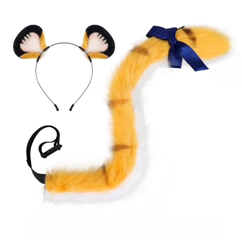 New Game Zenless Zone Zero Ju Fufu Tiger Cosplay Costume Ears Tail Fursuit Anime Furry KC Event for Women Men Roleplay Outfit