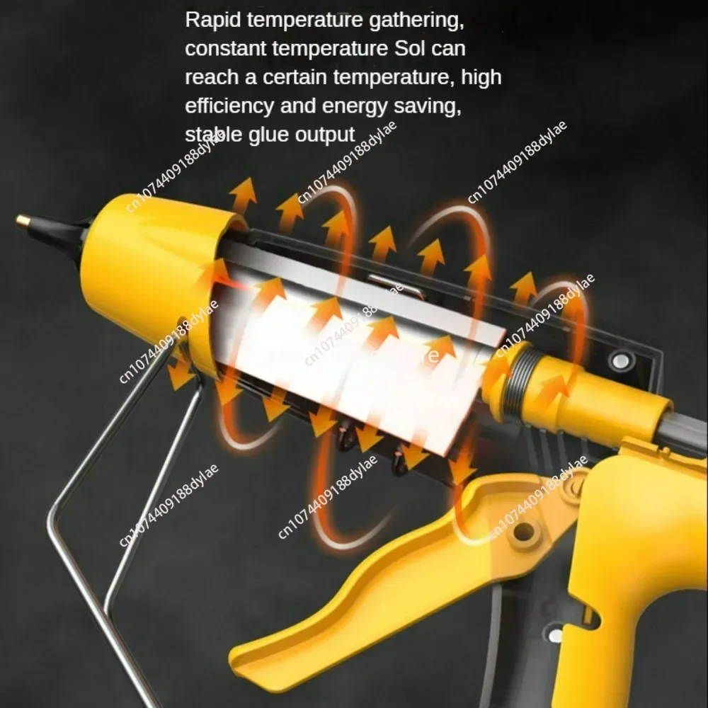 Copper Nozzle 11 Mm Glue Sticks Industrial Tools Silicone Gun Professional Hot Melt Glue Gun Digital Adjustable Temperature