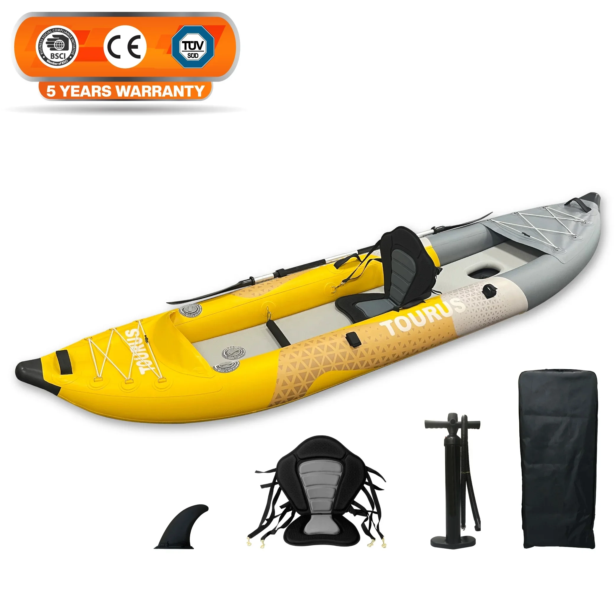 Wholesale Factory Price OEM Inflatable Drop stitch Fishing kayak Canoe Rowing Boat inflatable kayaks