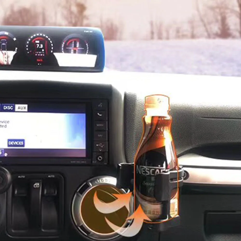 SXMA J324 Phone Holder Water Cup Holder Mount Cell Phone Automobile Cradles for More Smartphone for Jeep JK for Wrangler 07-17