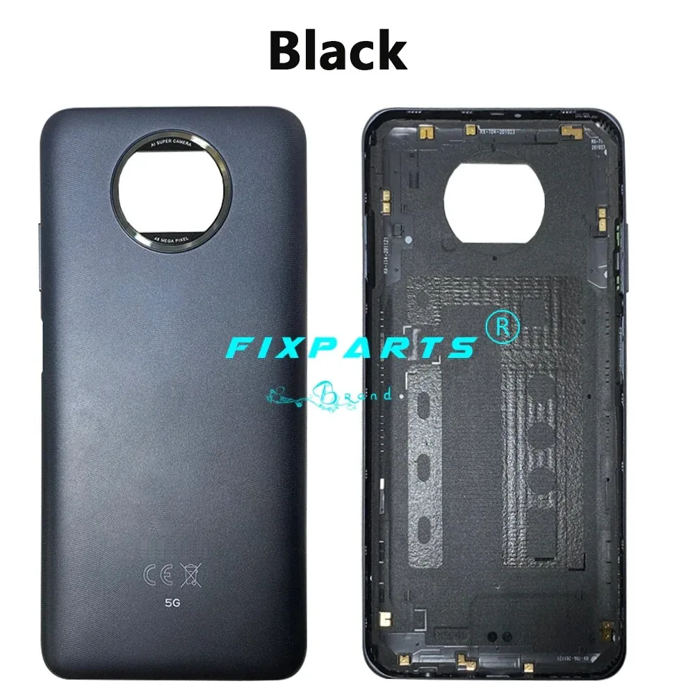 For Xiaomi Redmi Note 9T Battery Cover Rear Housing Case M2007J22G J22 Back Cover Replacement Hard Case