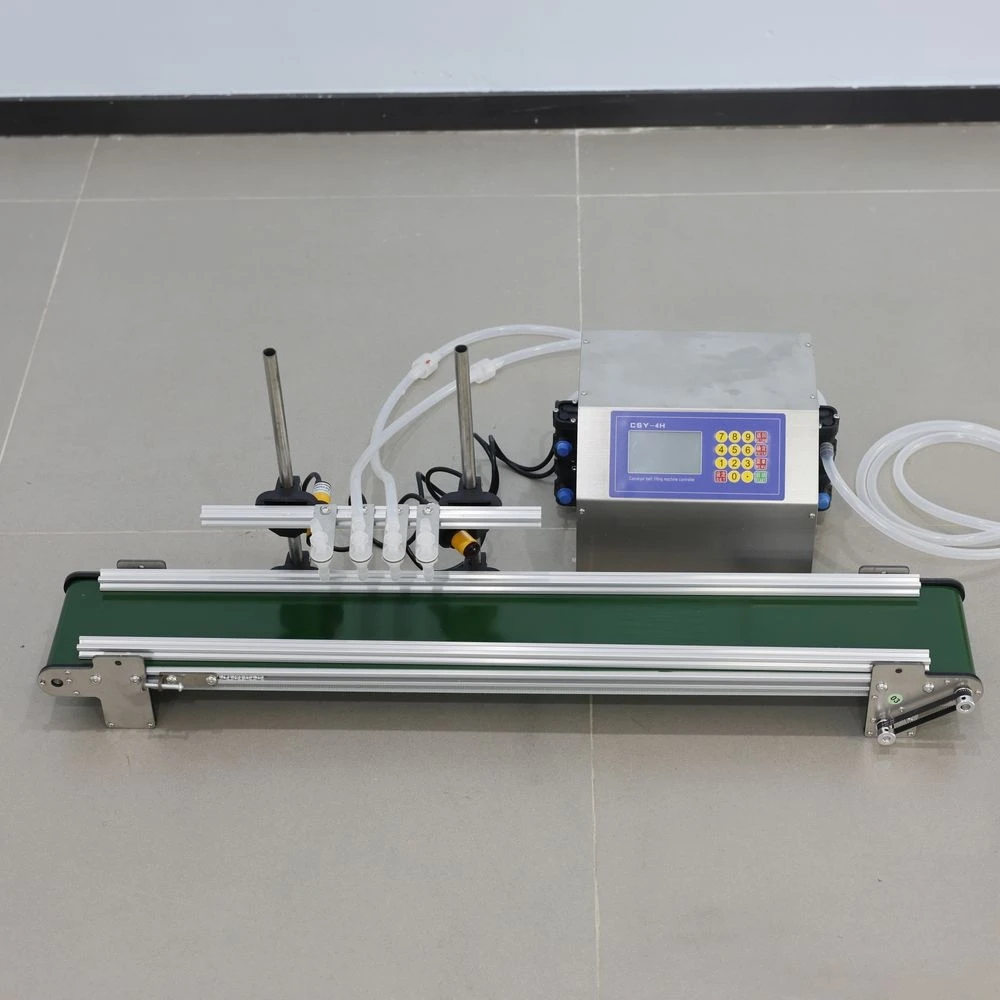 CSY-4H3200 Smart Filling Line - 100cm Conveyor for Compact Workshop Layouts