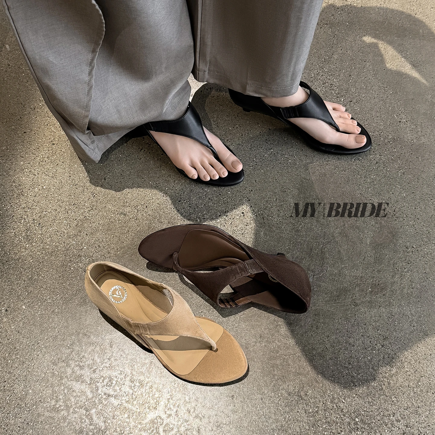 2026 summer women sandals natural leather plus size 22-25cm kid suede+sheepskin split toe wedges high heel women shoes fashion