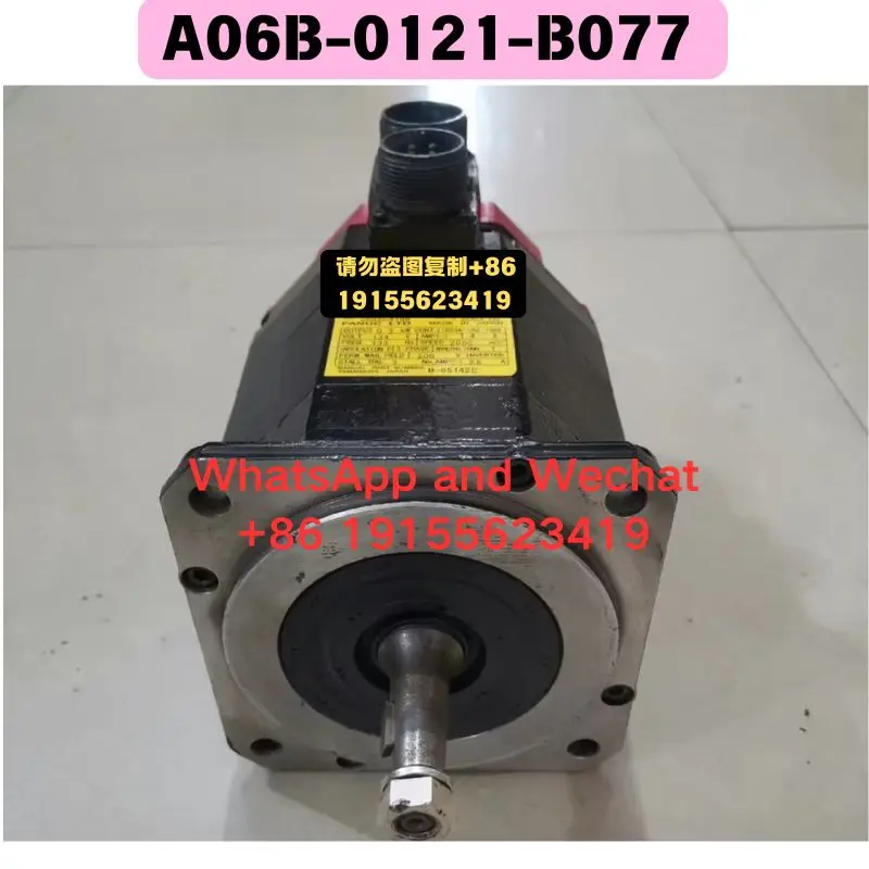 Used OEM disassembled parts A06B-0121-B077 electrical machinery Functional test OK Quick delivery