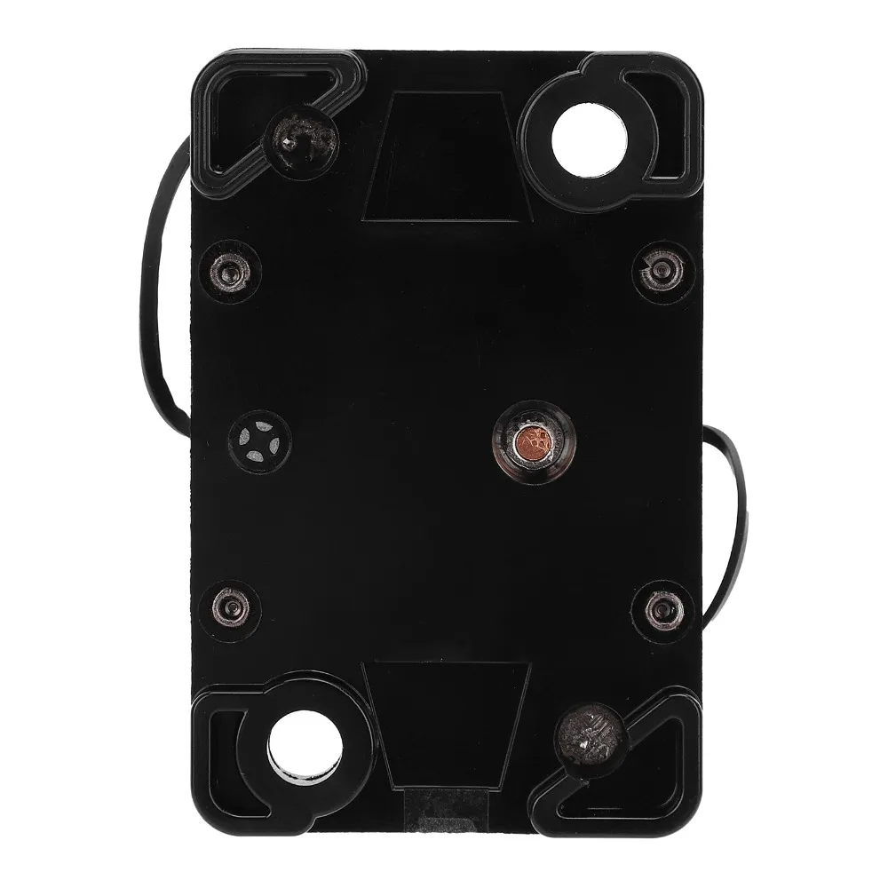 DC12-48V Circuit Breaker 50A-300A Auto Reset Auto Switch Fuse Holder Waterproof Auto Reset Fuse Holder RV Systems