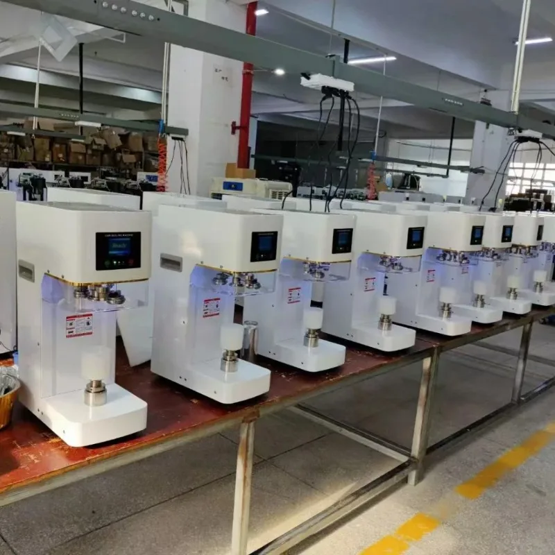 

Fully Automatic Can Sealing Machine Commercial Iron Can Pressing Aluminum Cap Milk Shop Cup Sealing Machine