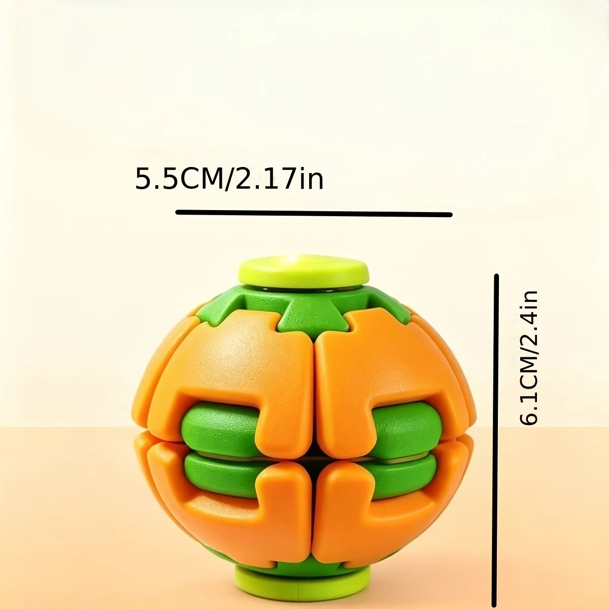 3D-Printed Decompression Morphing Ball Press and Rotate Fidget Spinner Portable and Pocket-Sized  Creative Desktop Ornament