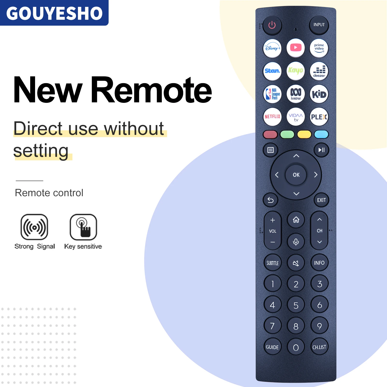 New Remote Control ERF2E36H for Hisense Smart TV