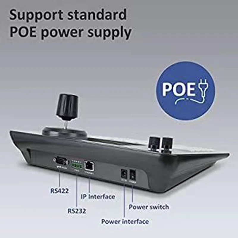 USD282 السفينة حرة KBD2030 IP PTZ عصا التحكم تحكم القمم يمكن التحكم 200 قطعة كاميرات VMix OBS Wirecast IP وحدة تحكم بلوحة المفاتيح