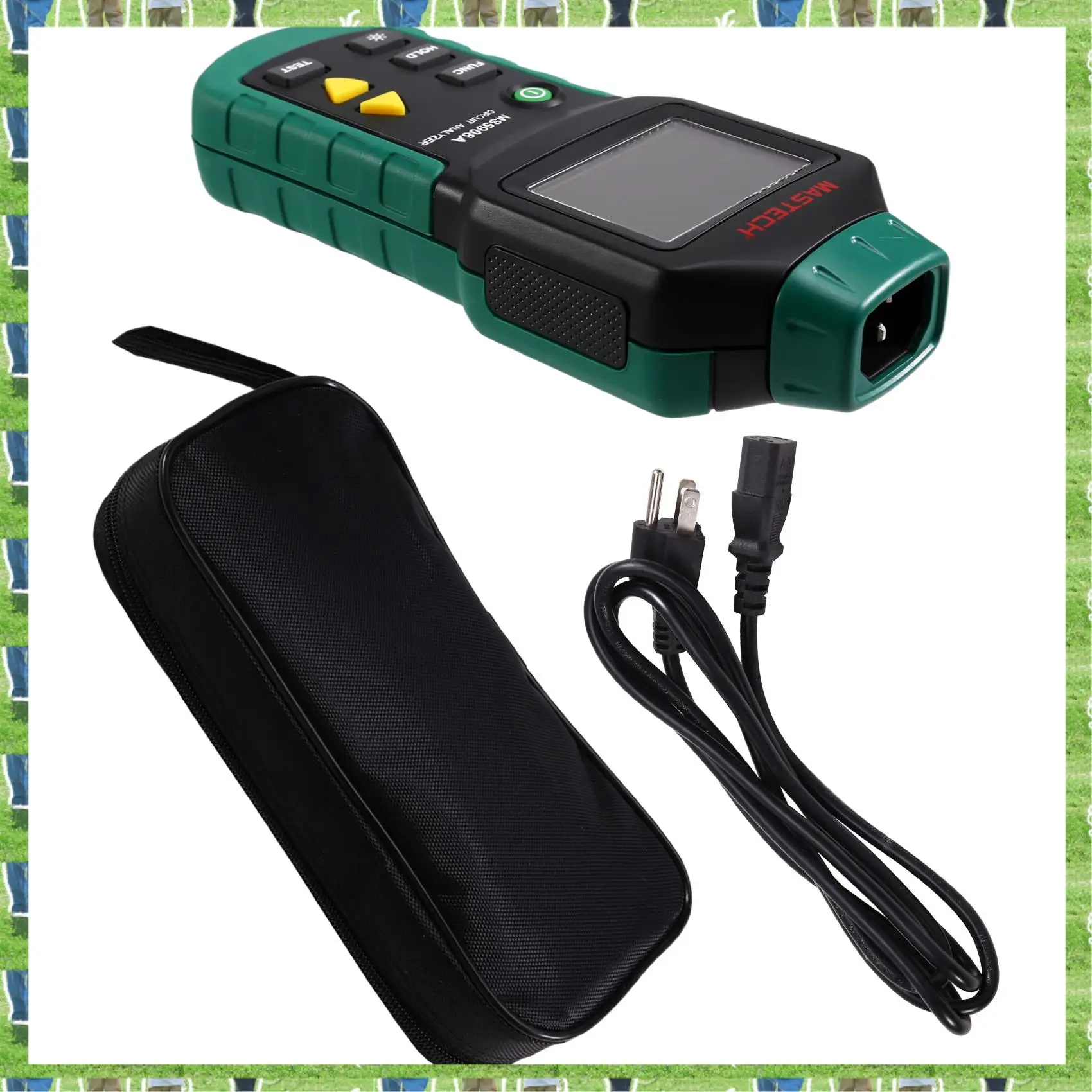 

FTS MASTECH Circuit Analyzer Tester Socket Tester Three Cable Tester Switch Analyzer Circuit Analyzer MS5908A-US US Plug