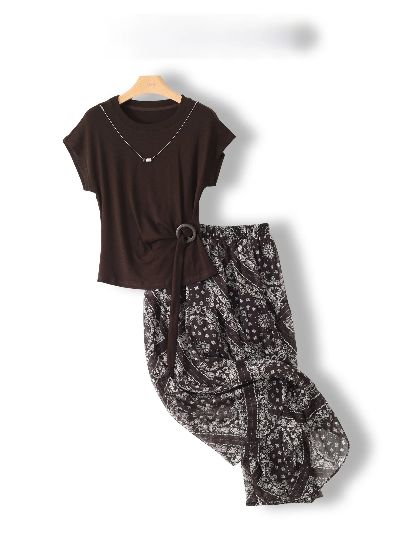 Tie Dye Two Piece - Conjunto Feminino de Duas Peças Tie