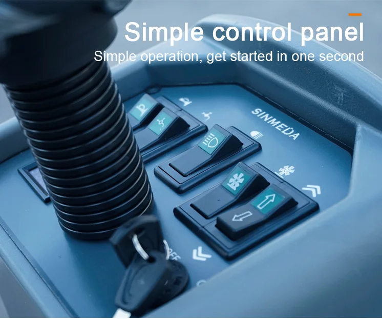 S1250B Ride-on Floor Sweeper Road Sweeper Machine for Easy Cleaning Products Direct Sales From Manufacturers