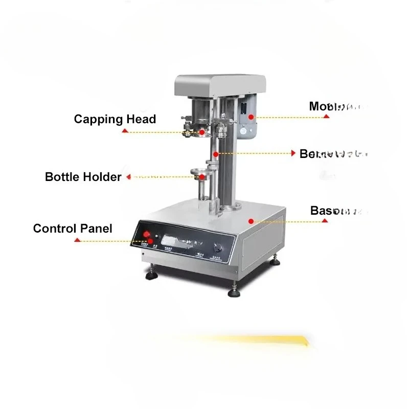 Semi-automatic desktop tinplate can/aluminum can/tin can sewing machine