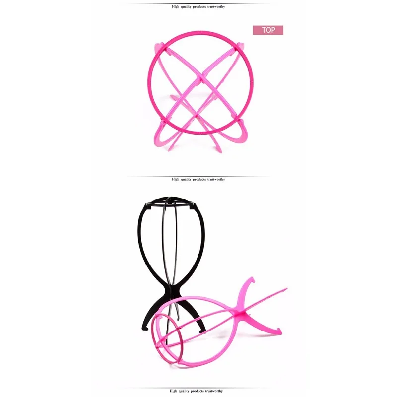 1 قطعة حامل شعر مستعار قابل للطي حامل شعر مستعار متين أداة عرض شعر مستعار حامل لجميع الباروكات