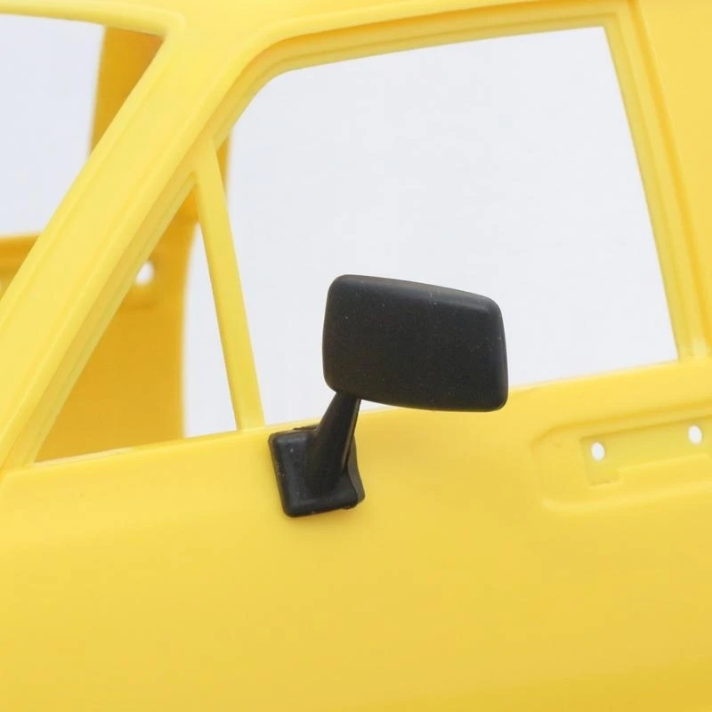 Simulation Rubber Rearview Mirrors for 1/10 Radio Control Toys Trail Finder 2 Hilux Bruiser SCX10 Semi Truck Car Body R/C Model