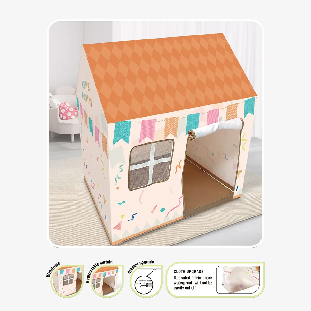 Spielhaus, einfaches Kinderzelt, Familie, kleiner Sockel, einfach zu verstauen, Zeltspielzeug, bestes Familienparty-Spielzeug