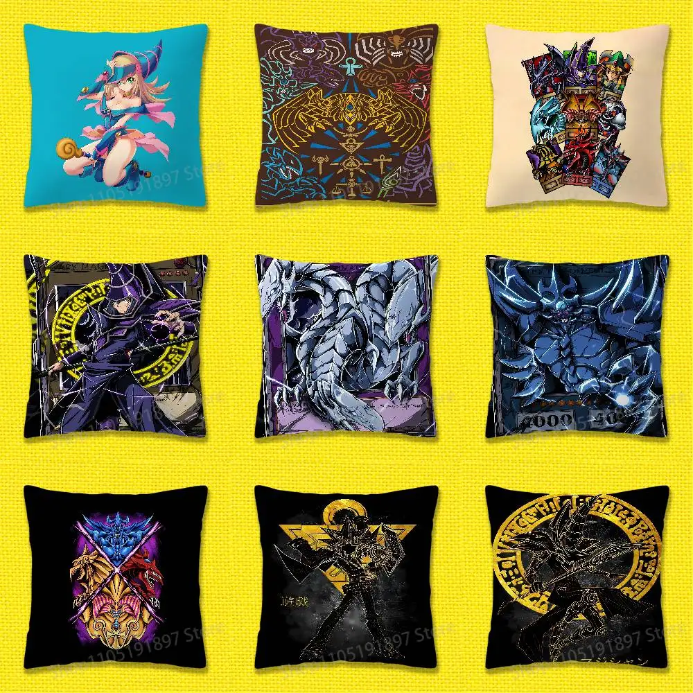 

Yugi Mutou Yu-Gi-Oh Throw Pillow Case For 45x45cm 40x40cm 30x30cm 50x50cm 55x55cm Square Home Pillowcase Case