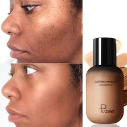 40ml primer makeup  Foundation Cream For Face Oil Control Concealer Liquid Cream Women Fashion Makeup foundation for brown skin