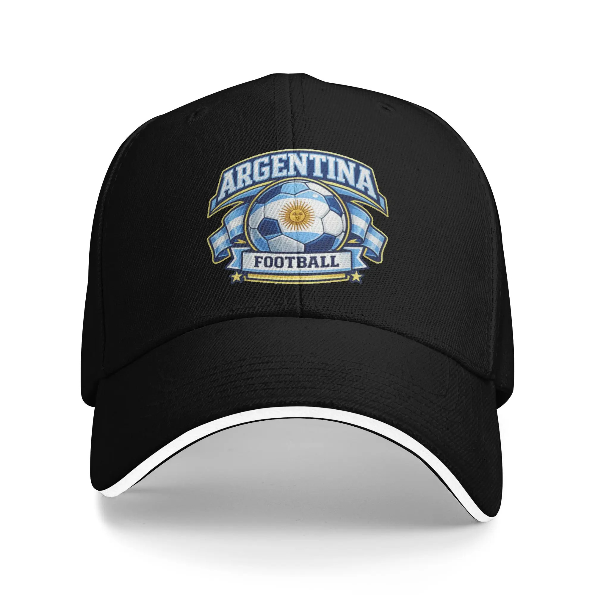 Gorra de béisbol táctica con estampado de la selección argentina de fútbol 2026 para hombre y mujer, ideal para senderismo, fiestas en la piscina o como gorra de papá.
